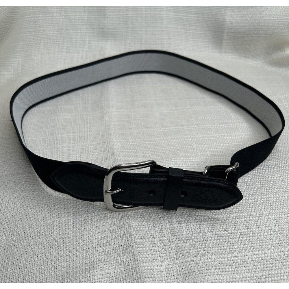 Adidas Youth Adjustable Baseball Tee Ball Belt Black 18”- 32” One Size